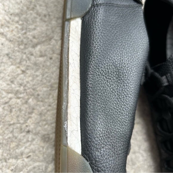 Dr. Scholl's Shoes Men's Pebble Black Leather Nikola Sneakers Size 12M - Picture 6 of 12